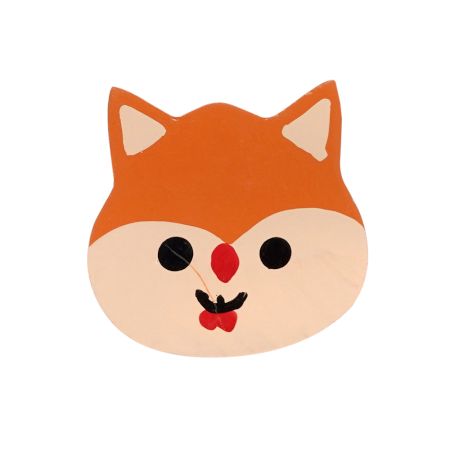 Multicolor Wooden Squirrel Drawer Knob